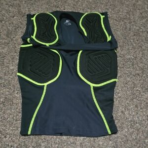 Black Vest with Neon Green Accents
